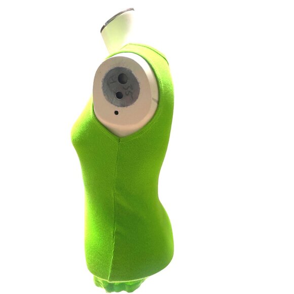 CCC Lime Green Cotton Tank Top Love MayB Size Medium - Picture 6 of 8